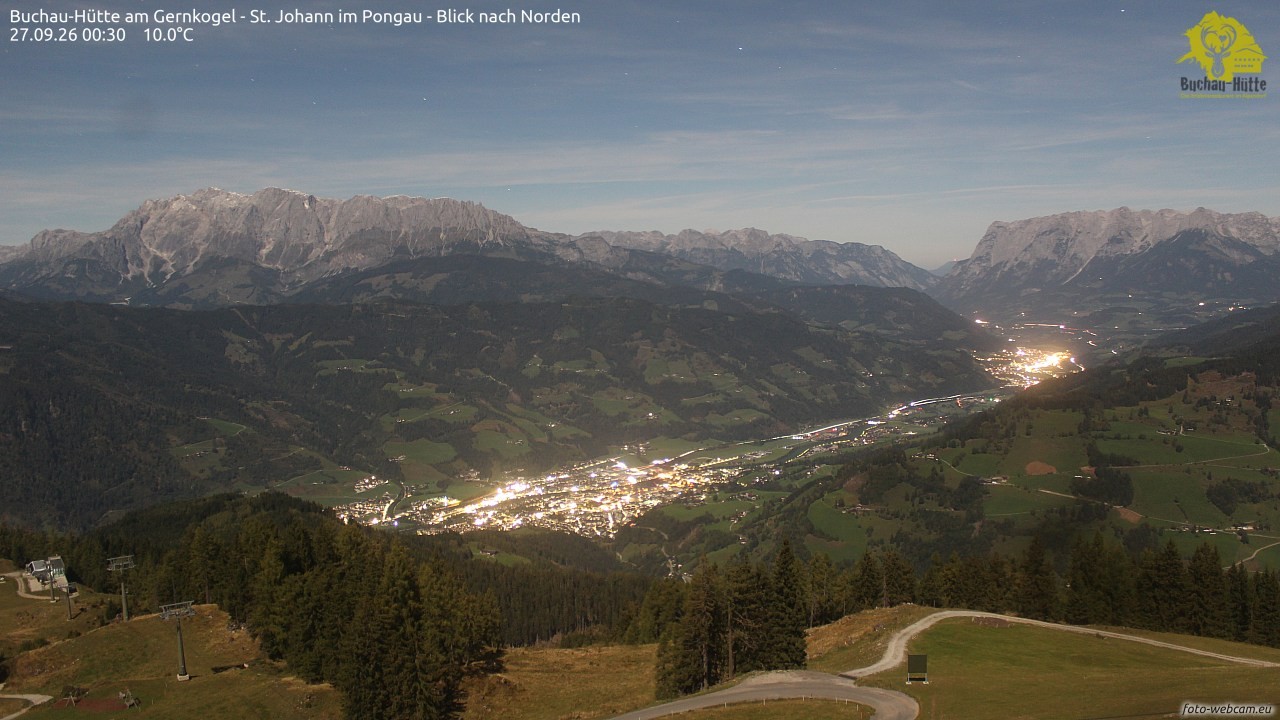 Archiv Foto Webcam Buchau-Hütte am Gernkogel - St. Johann