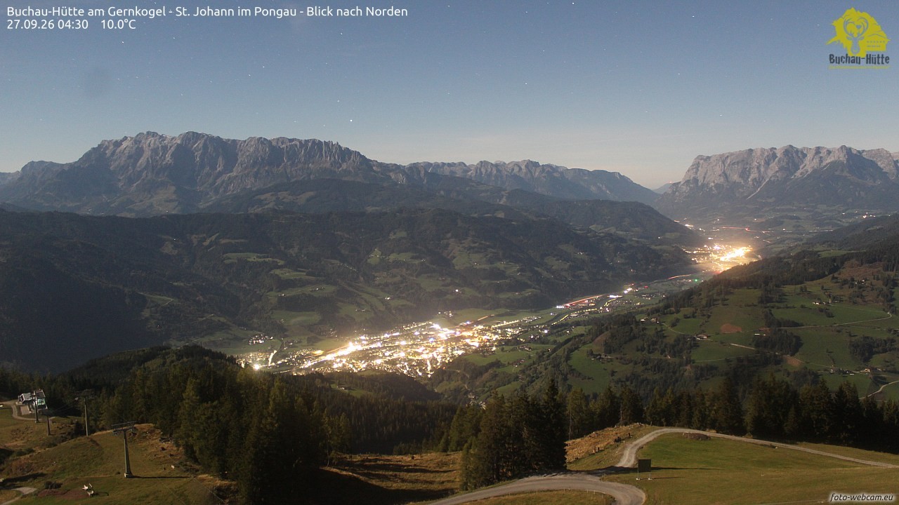 Archiv Foto Webcam Buchau-Hütte am Gernkogel - St. Johann