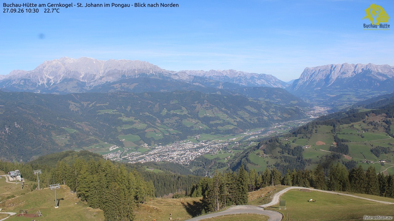 Archiv Foto Webcam Buchau-Hütte am Gernkogel - St. Johann