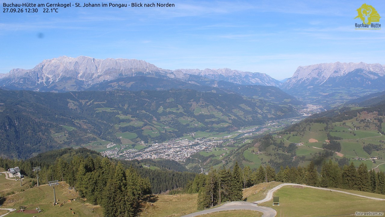 Archiv Foto Webcam Buchau-Hütte am Gernkogel - St. Johann