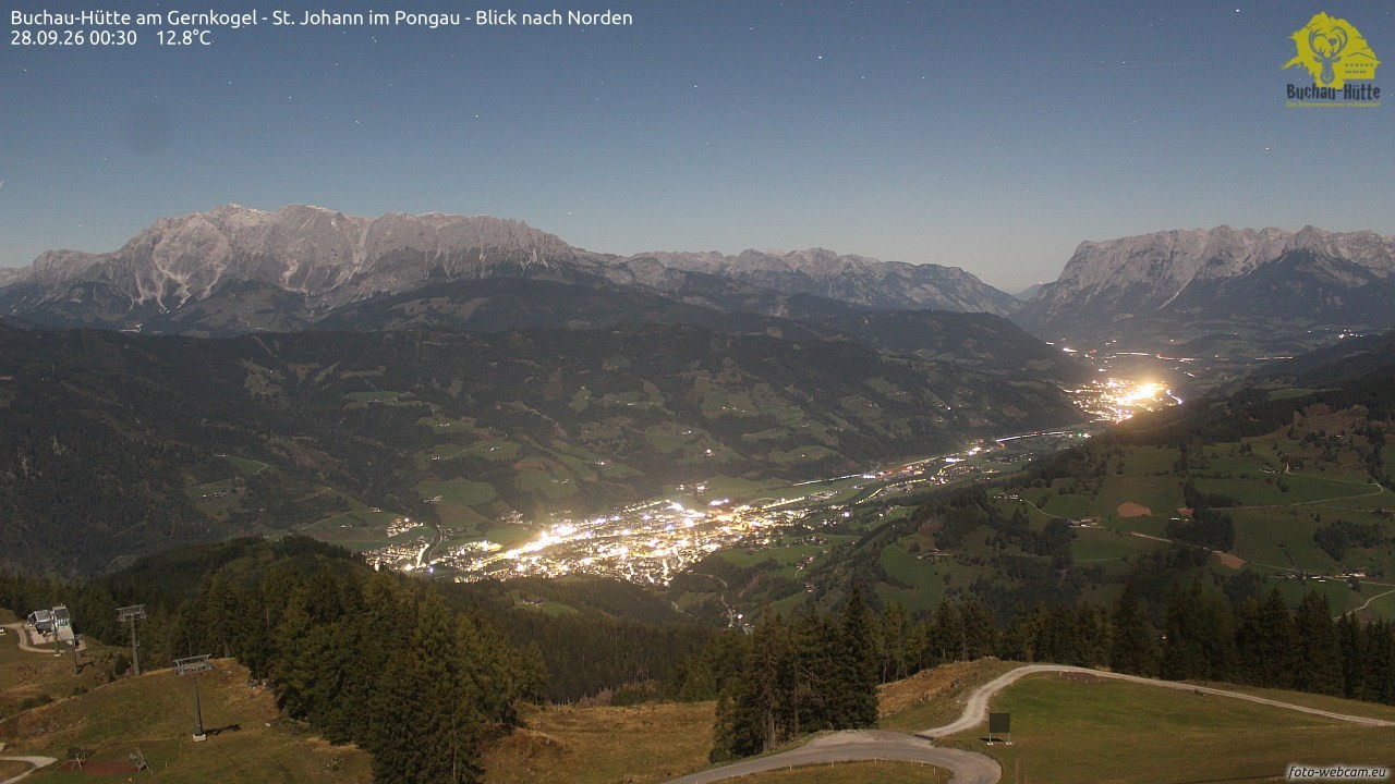 Archiv Foto Webcam Buchau-Hütte am Gernkogel - St. Johann