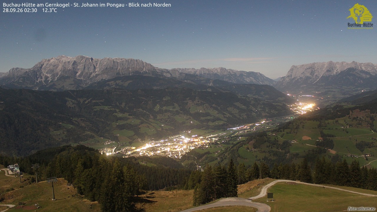 Archiv Foto Webcam Buchau-Hütte am Gernkogel - St. Johann