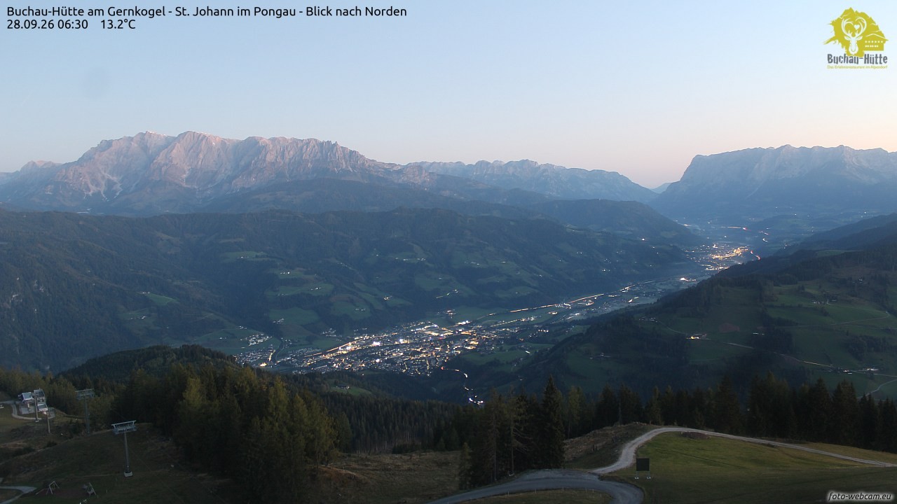 Archiv Foto Webcam Buchau-Hütte am Gernkogel - St. Johann