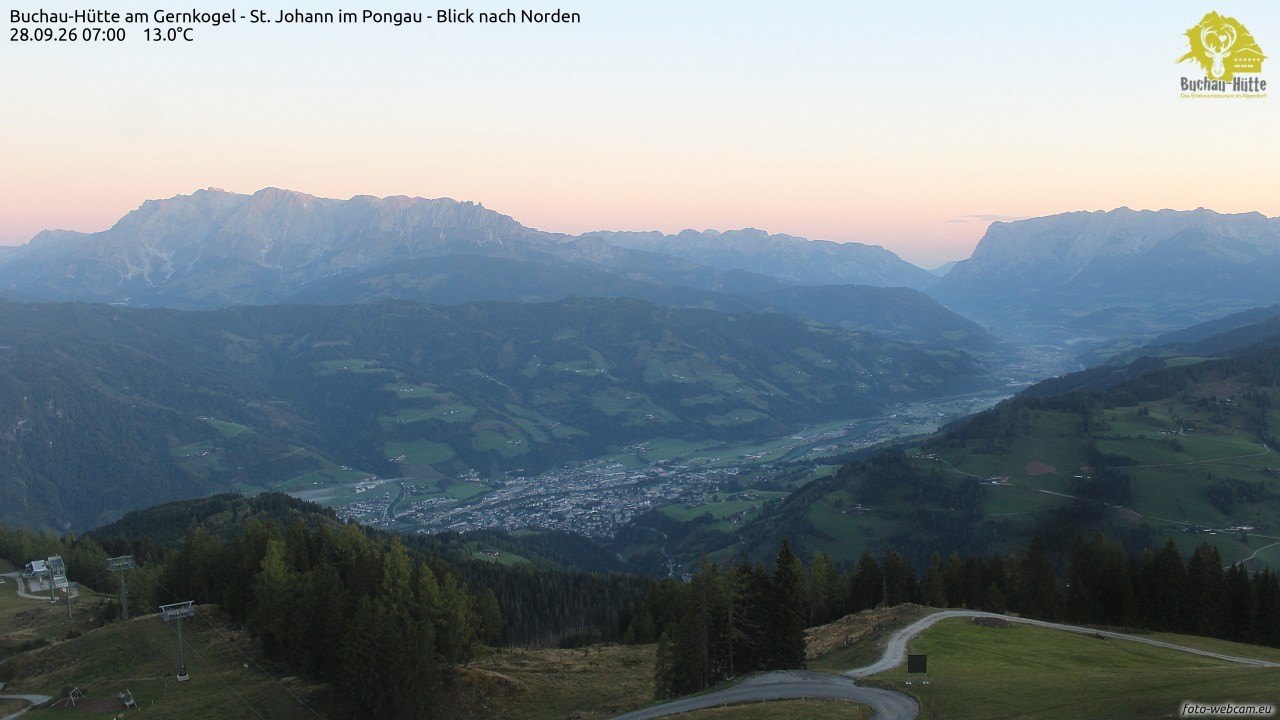Archiv Foto Webcam Buchau-Hütte am Gernkogel - St. Johann