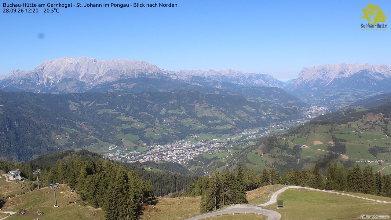 Archiv Foto Webcam Buchau-Hütte am Gernkogel - St. Johann
