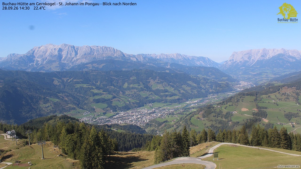 Archiv Foto Webcam Buchau-Hütte am Gernkogel - St. Johann