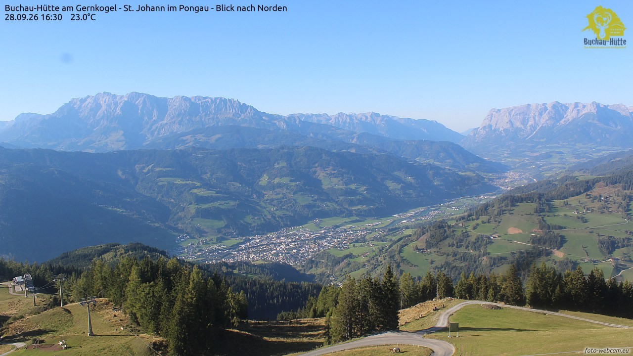 Archiv Foto Webcam Buchau-Hütte am Gernkogel - St. Johann