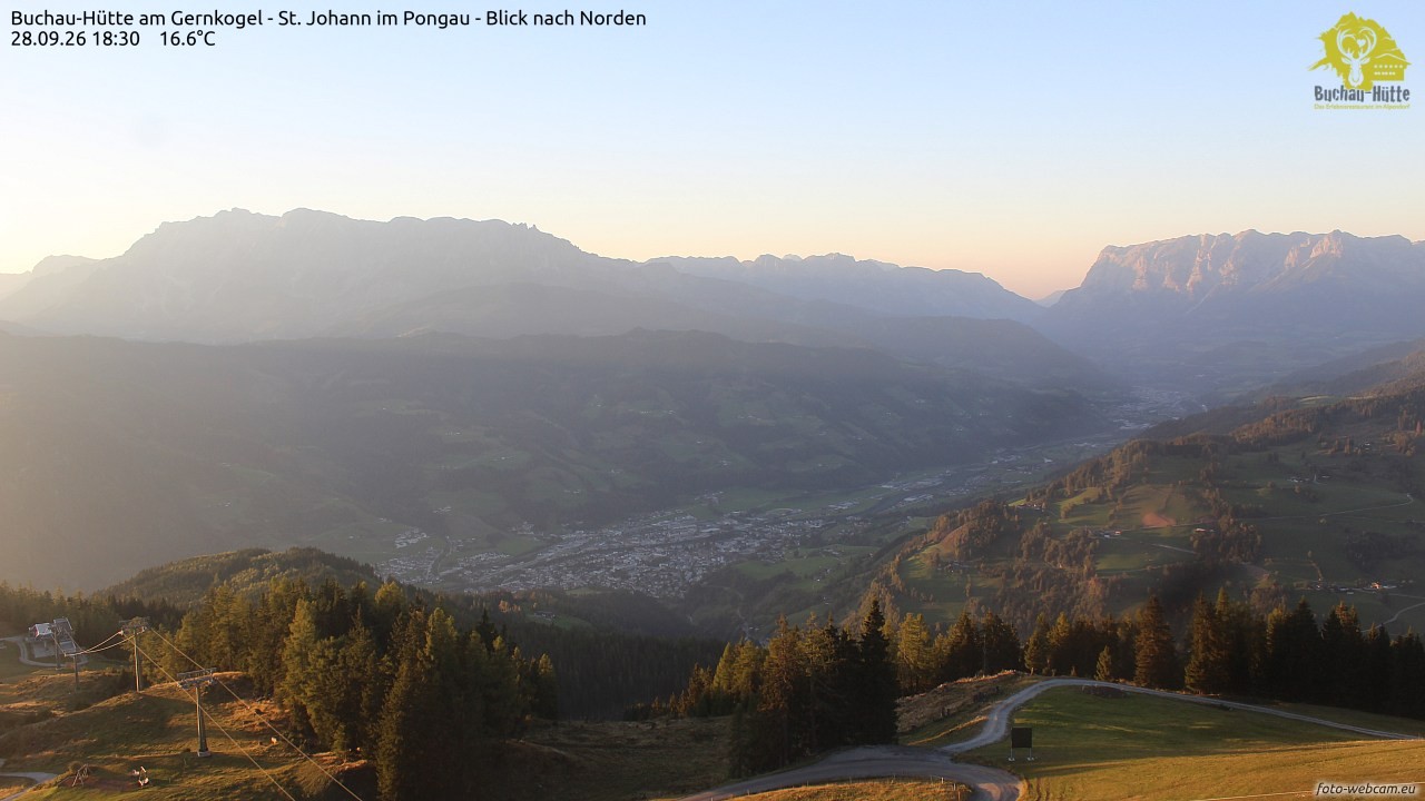 Archived image Webcam Gernkogel - View to the North