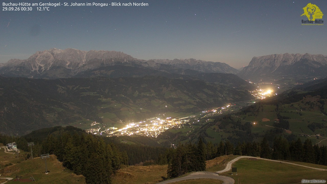 Archived image Webcam Gernkogel - View to the North