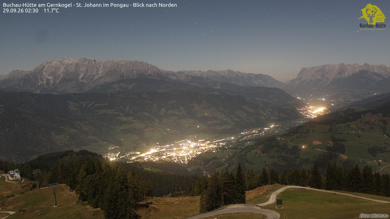 Archived image Webcam Gernkogel - View to the North