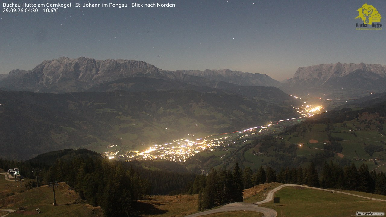 Archived image Webcam Gernkogel - View to the North