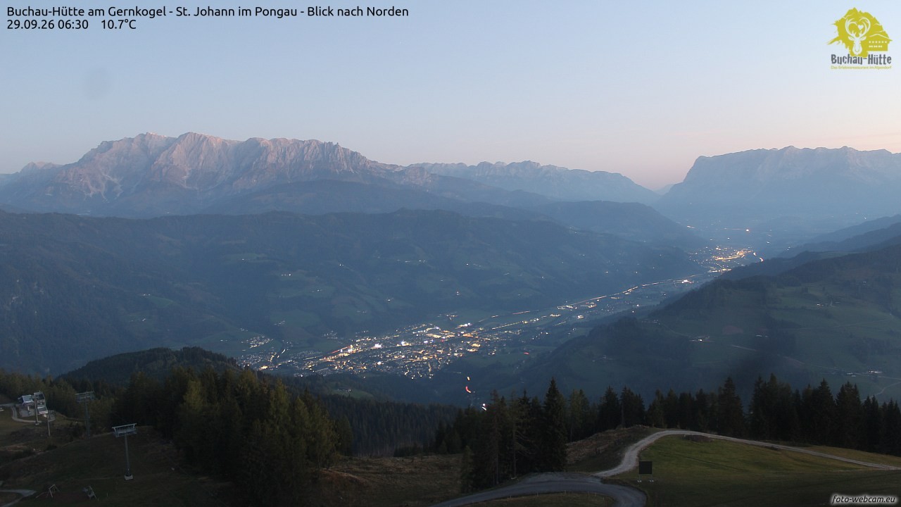 Archived image Webcam Gernkogel - View to the North