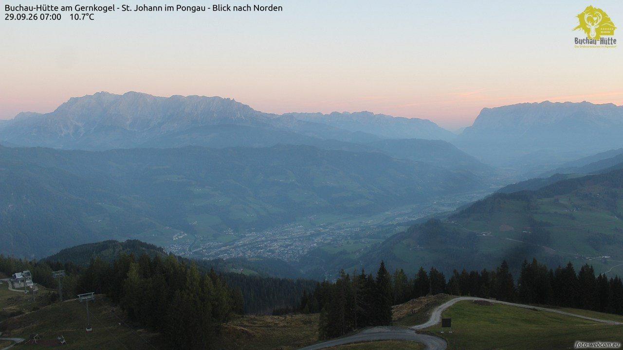 Archived image Webcam Gernkogel - View to the North