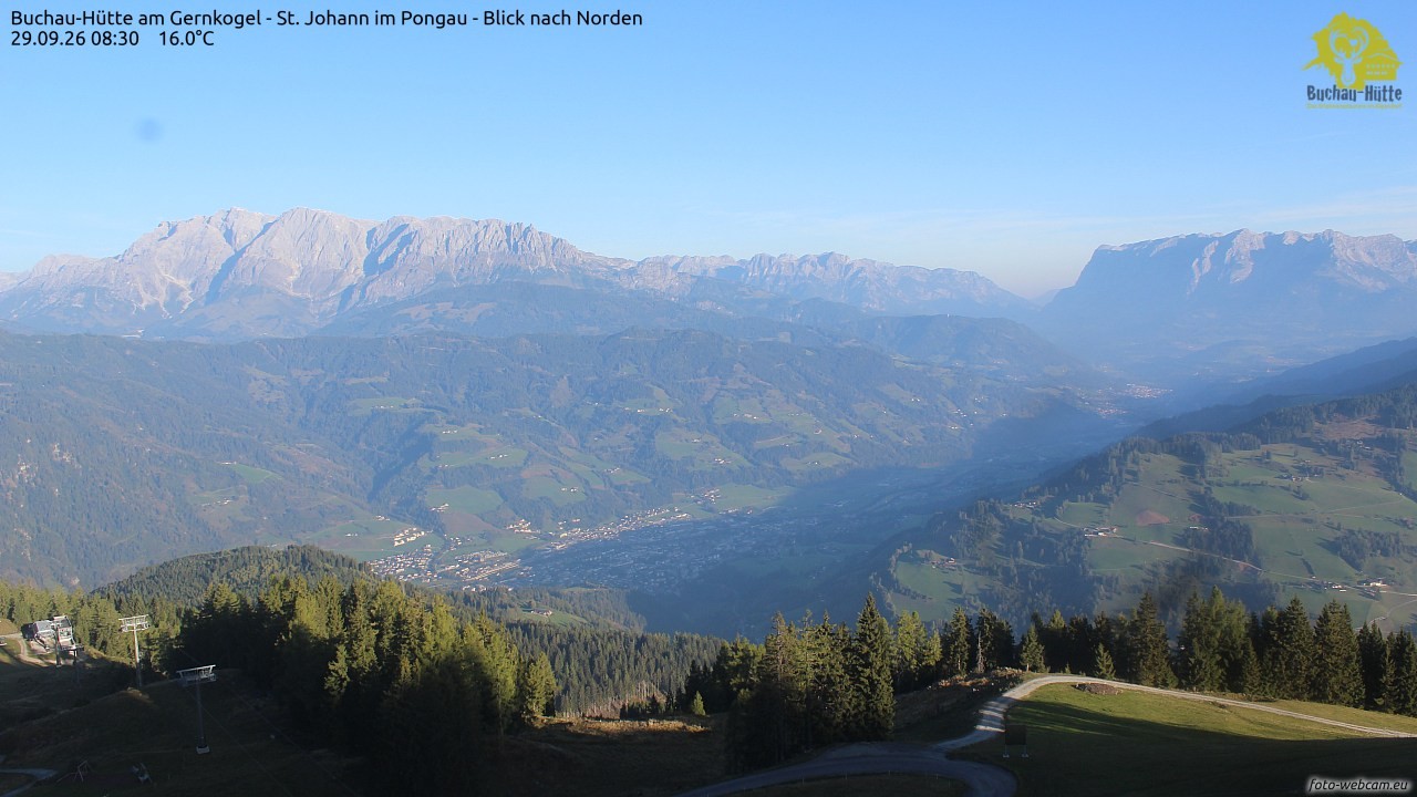 Archived image Webcam Gernkogel - View to the North
