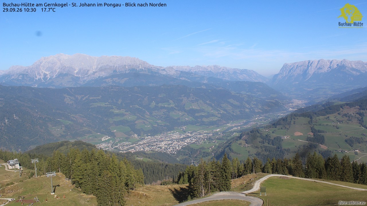 Archived image Webcam Gernkogel - View to the North