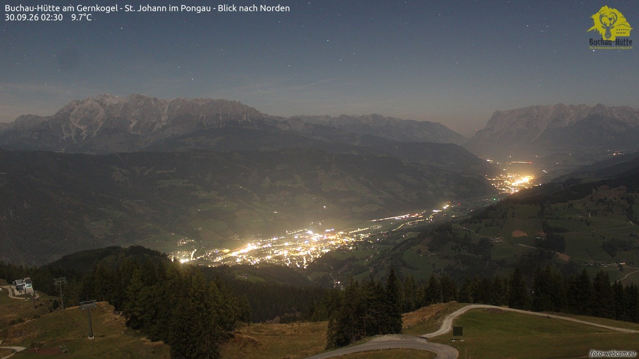 Archiv Foto Webcam Buchau-Hütte am Gernkogel - St. Johann