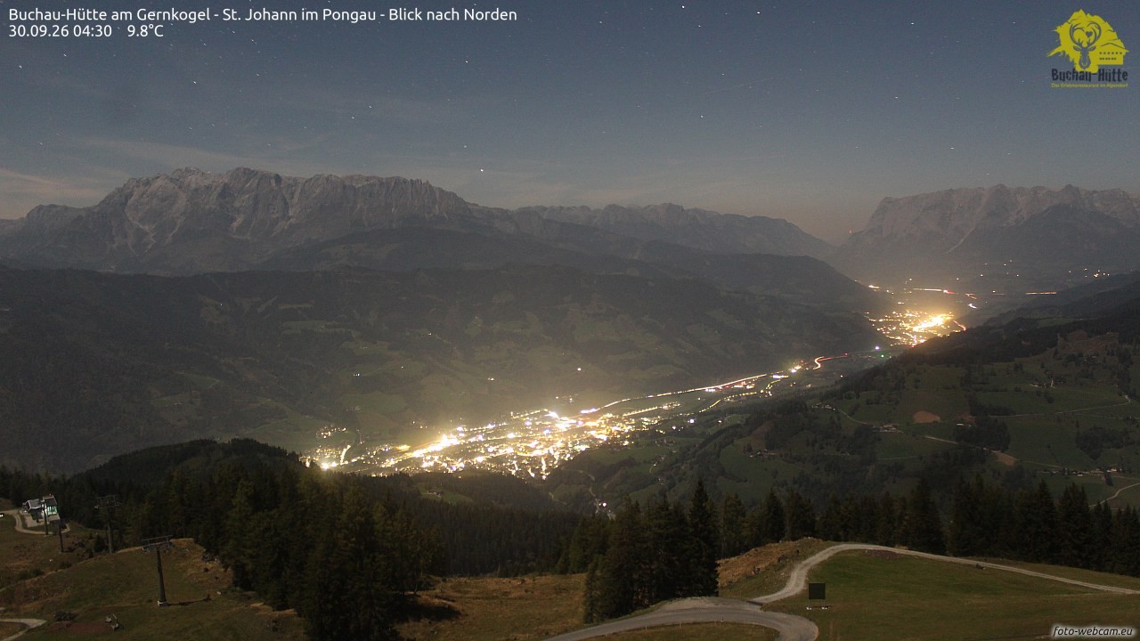 Archiv Foto Webcam Buchau-Hütte am Gernkogel - St. Johann