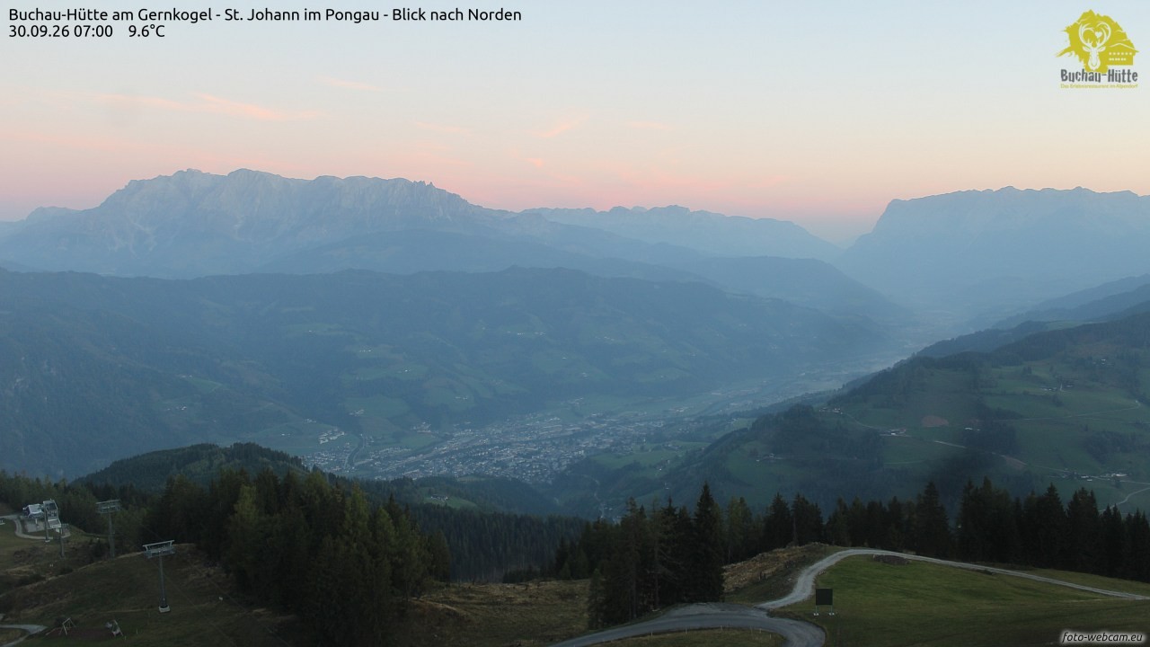 Archiv Foto Webcam Buchau-Hütte am Gernkogel - St. Johann