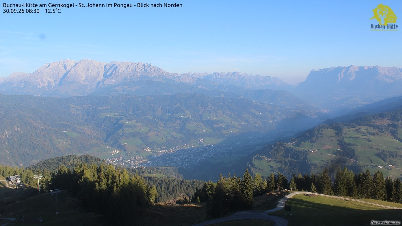 Archiv Foto Webcam Buchau-Hütte am Gernkogel - St. Johann
