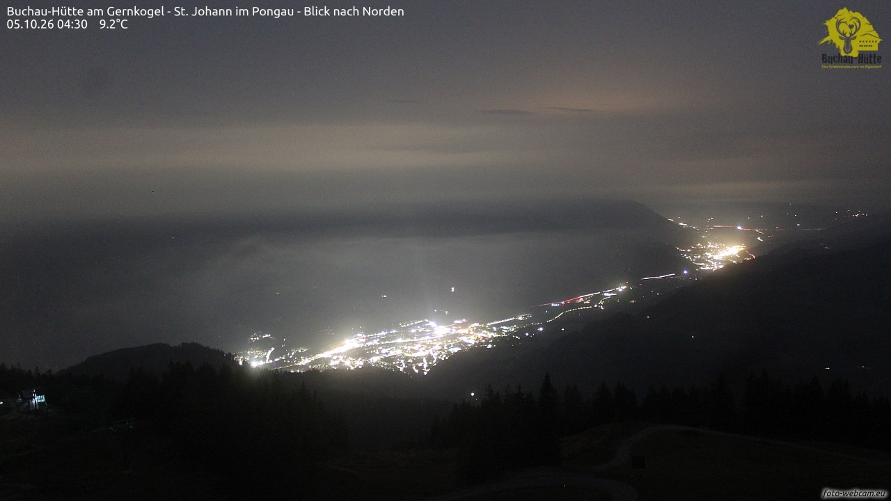 Archiv Foto Webcam Buchau-Hütte am Gernkogel - St. Johann