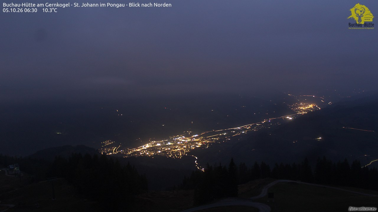 Archiv Foto Webcam Buchau-Hütte am Gernkogel - St. Johann