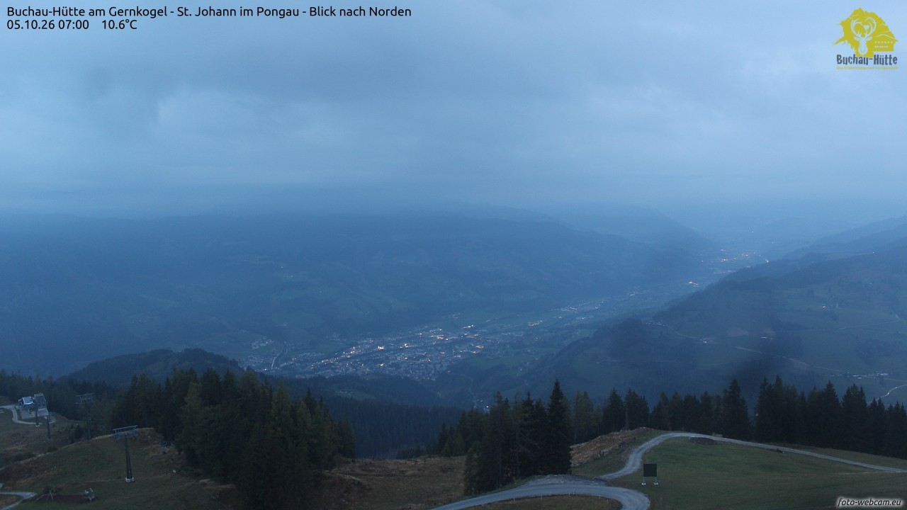 Archiv Foto Webcam Buchau-Hütte am Gernkogel - St. Johann