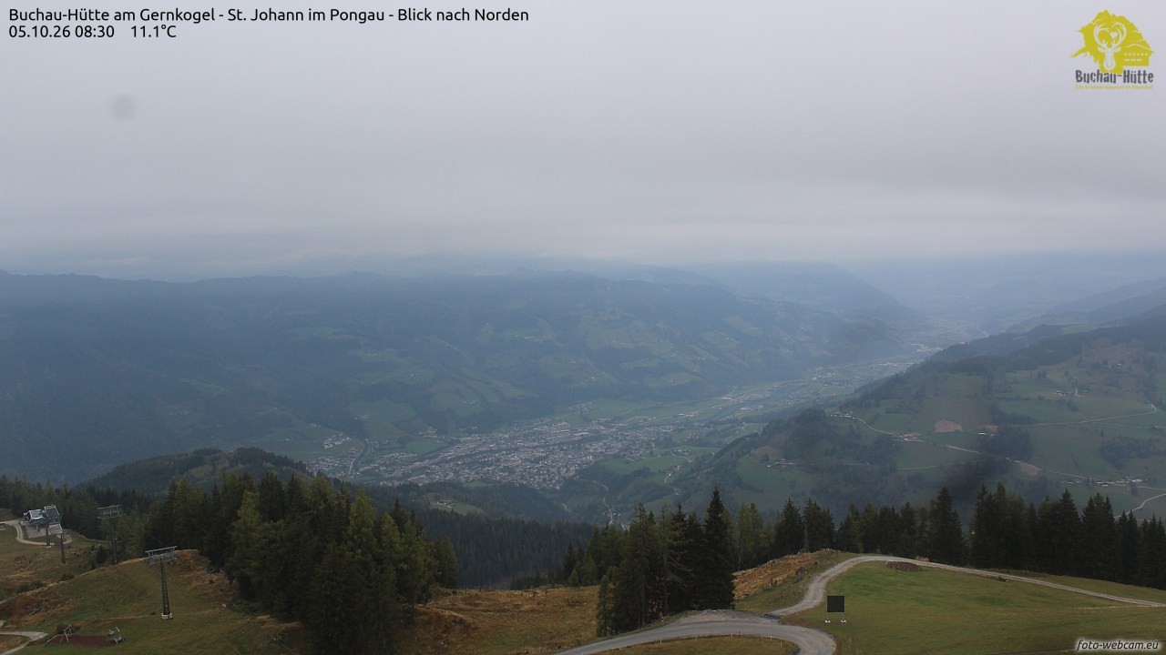 Archiv Foto Webcam Buchau-Hütte am Gernkogel - St. Johann