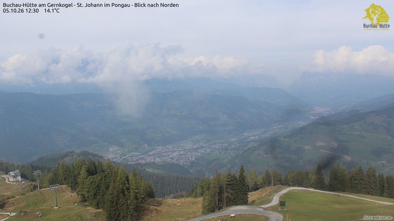 Archiv Foto Webcam Buchau-Hütte am Gernkogel - St. Johann