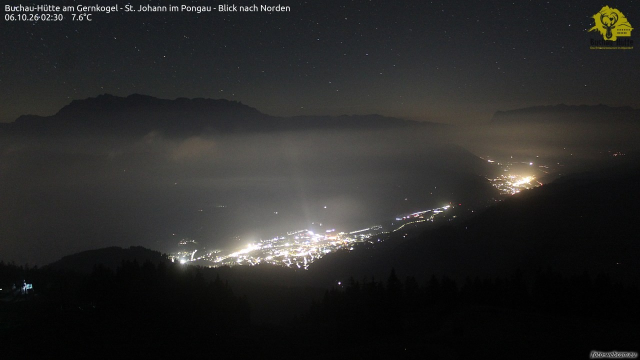 Archiv Foto Webcam Buchau-Hütte am Gernkogel - St. Johann