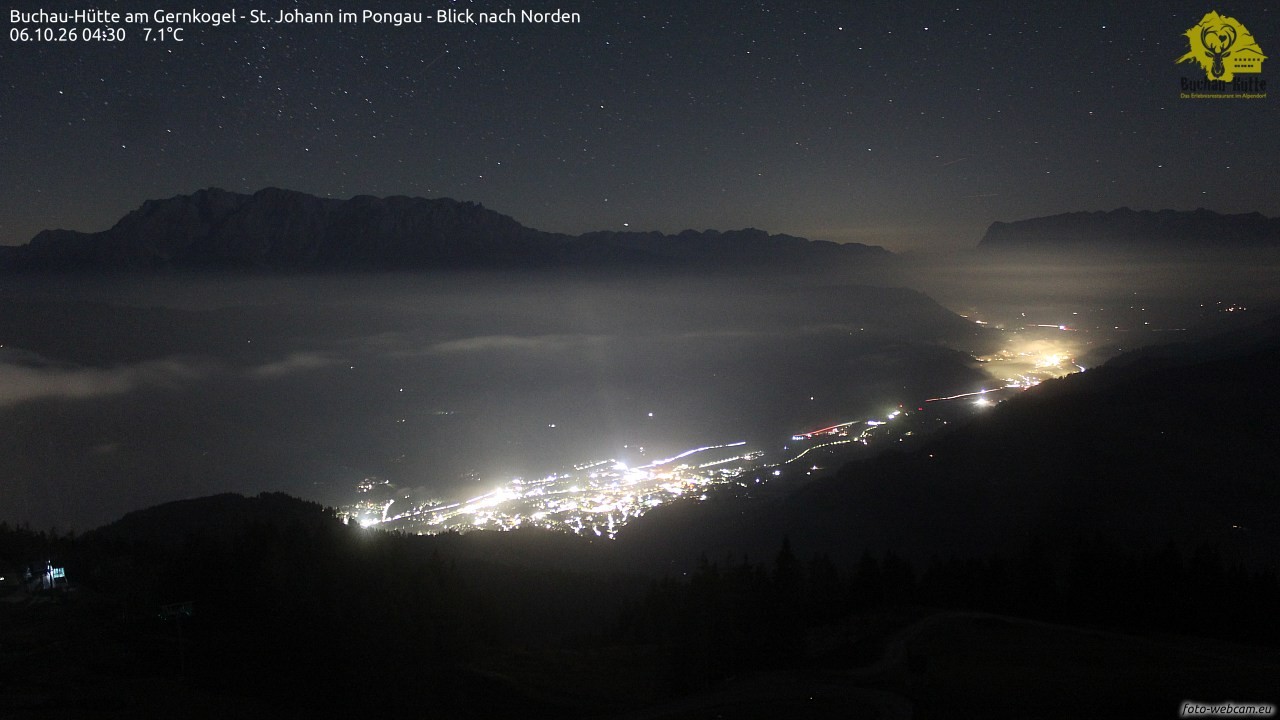 Archiv Foto Webcam Buchau-Hütte am Gernkogel - St. Johann
