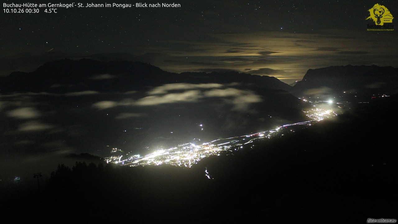 Archiv Foto Webcam Buchau-Hütte am Gernkogel - St. Johann