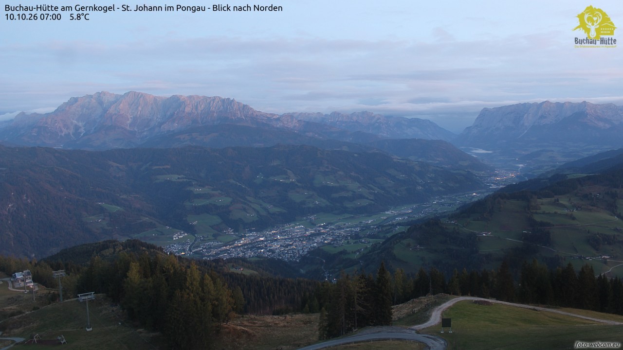 Archiv Foto Webcam Buchau-Hütte am Gernkogel - St. Johann