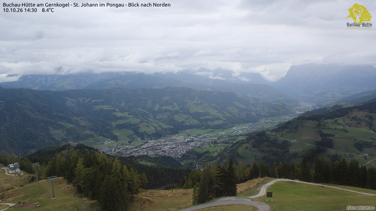 Archiv Foto Webcam Buchau-Hütte am Gernkogel - St. Johann