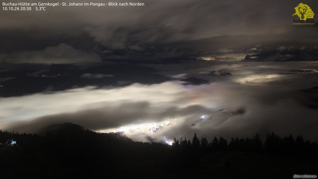 Archiv Foto Webcam Buchau-Hütte am Gernkogel - St. Johann
