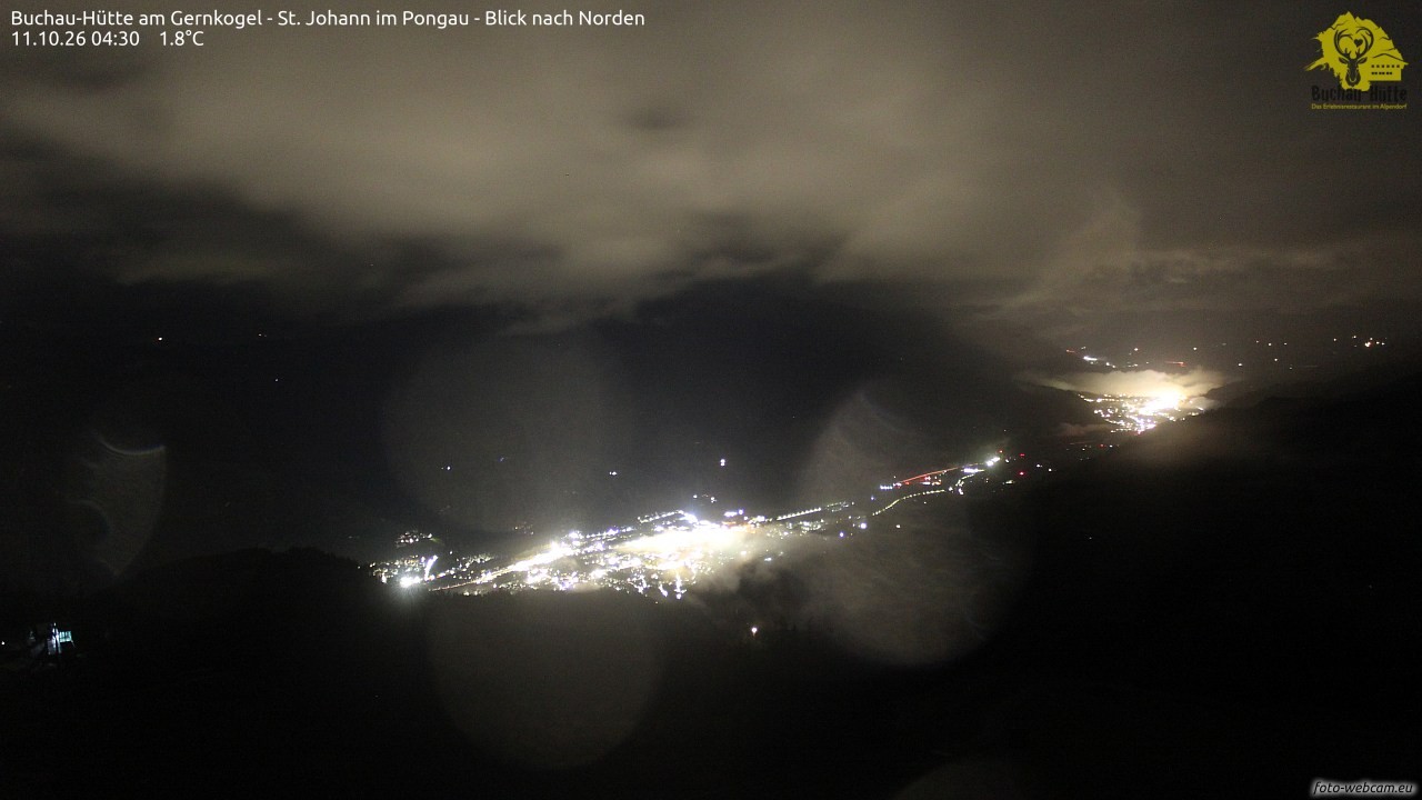 Archiv Foto Webcam Buchau-Hütte am Gernkogel - St. Johann