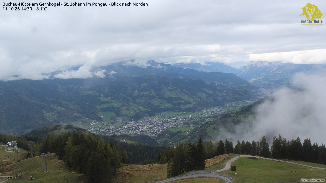 Archived image Webcam Gernkogel - View to the North