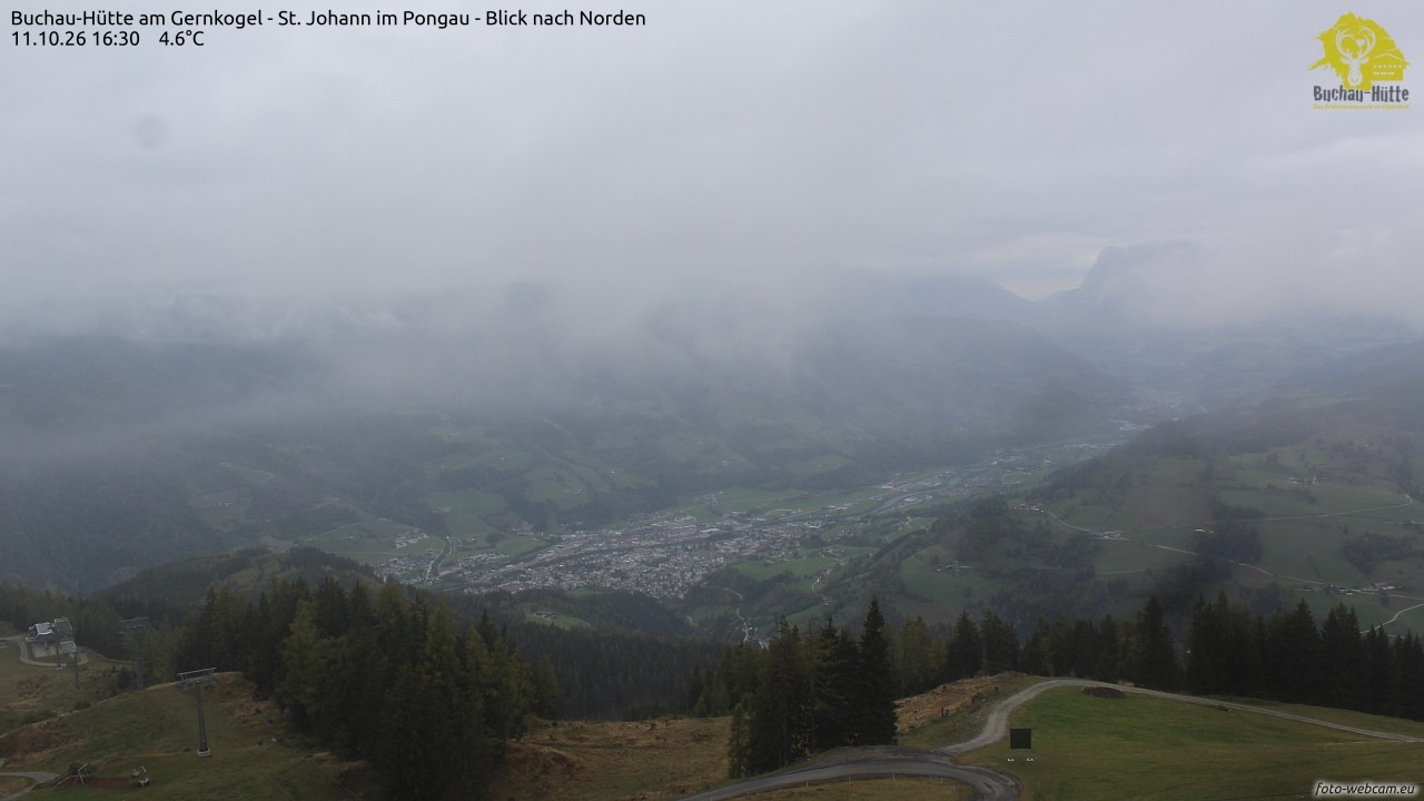 Archived image Webcam Gernkogel - View to the North