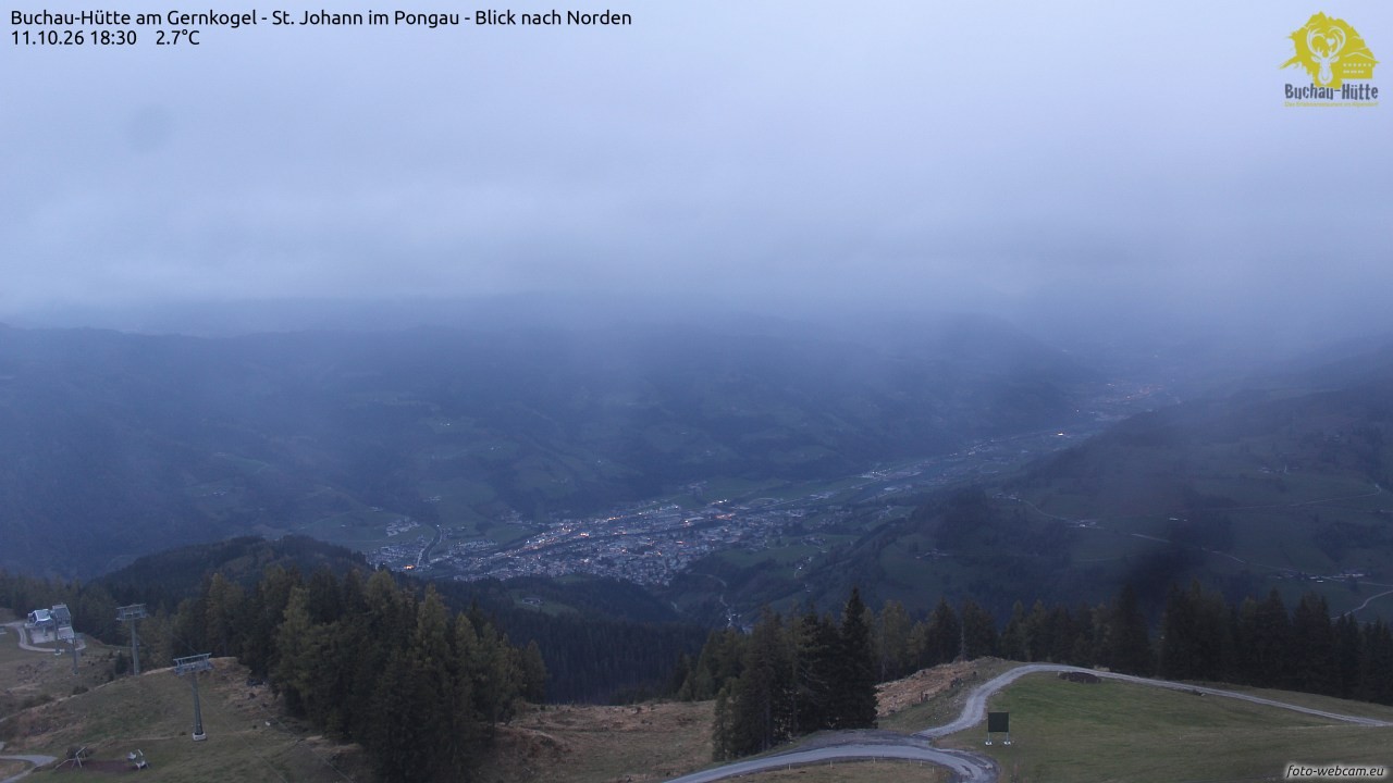 Archived image Webcam Gernkogel - View to the North