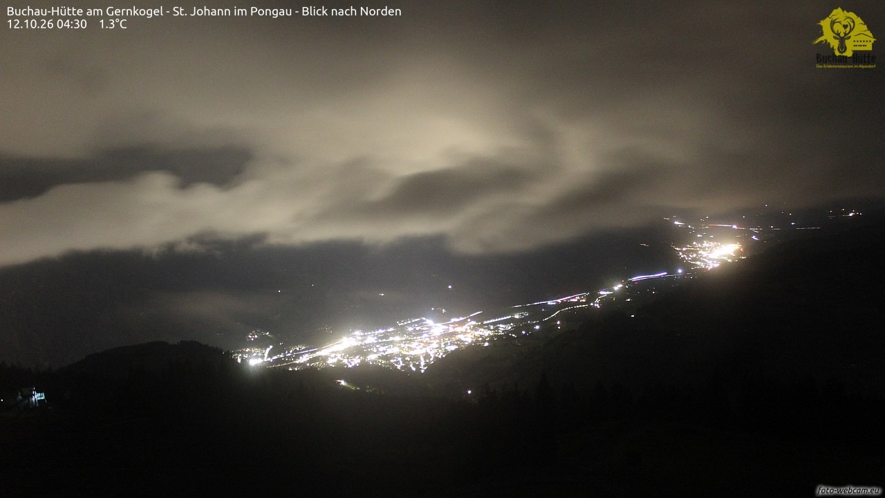 Archiv Foto Webcam Buchau-Hütte am Gernkogel - St. Johann