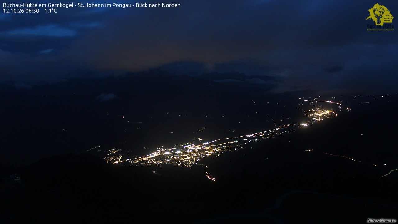 Archiv Foto Webcam Buchau-Hütte am Gernkogel - St. Johann