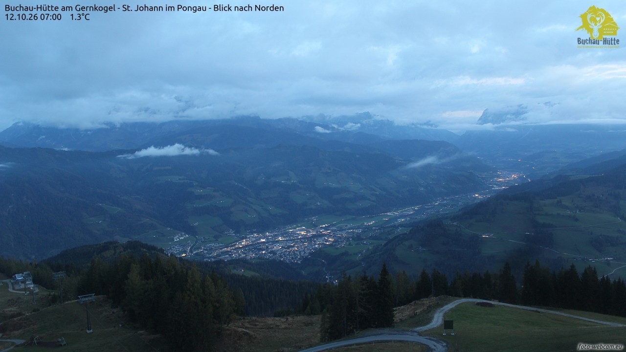 Archiv Foto Webcam Buchau-Hütte am Gernkogel - St. Johann