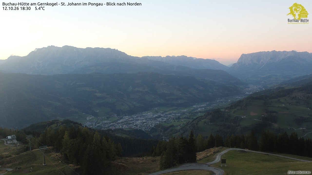 Archiv Foto Webcam Buchau-Hütte am Gernkogel - St. Johann