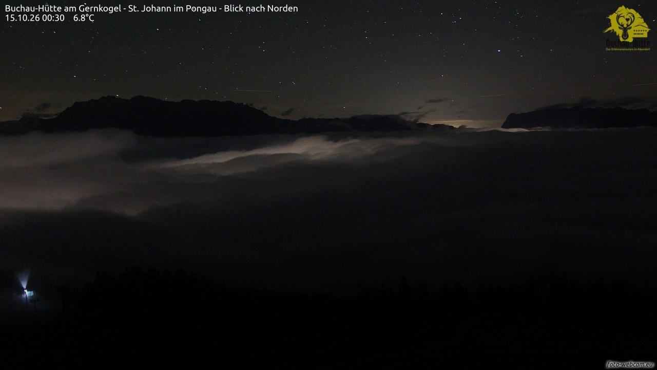 Archiv Foto Webcam Buchau-Hütte am Gernkogel - St. Johann