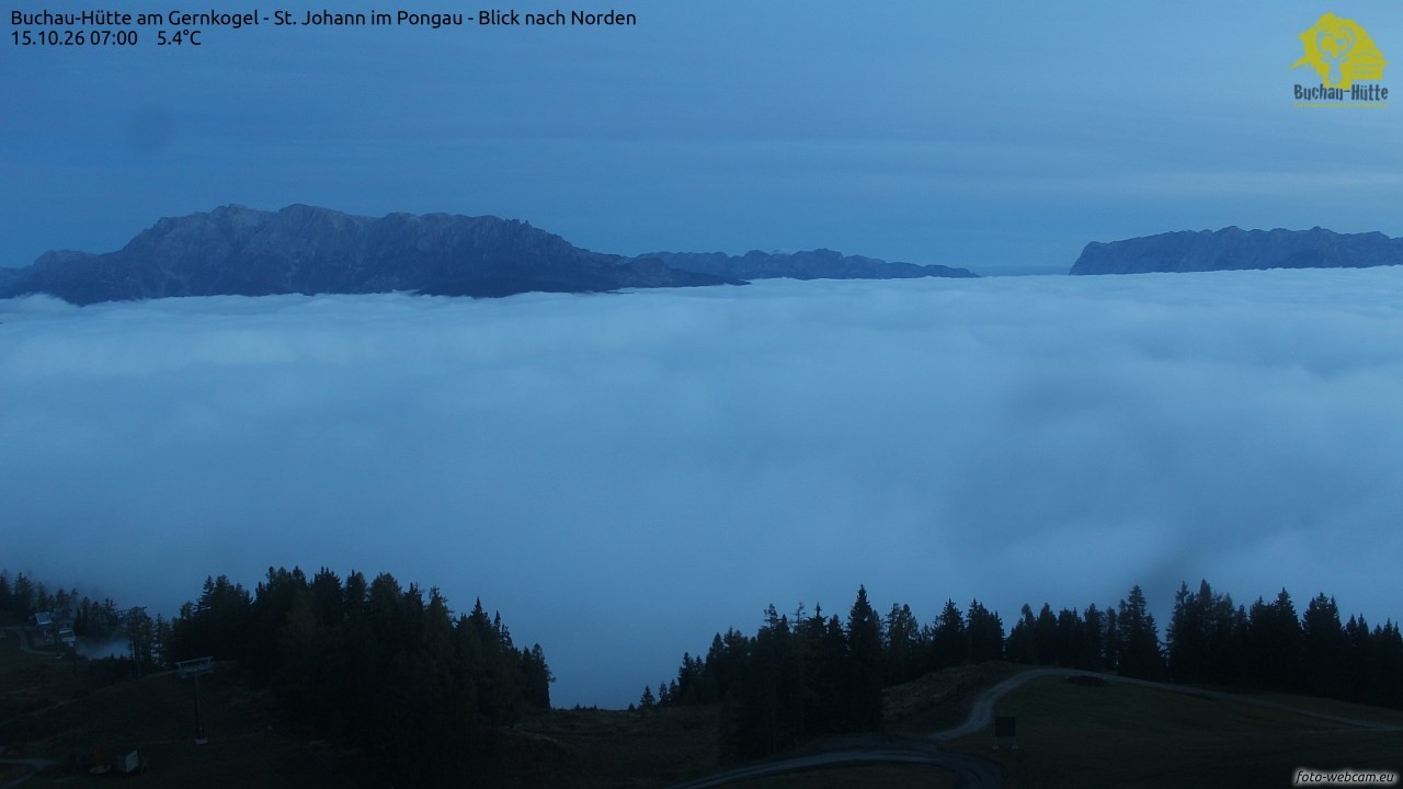 Archiv Foto Webcam Buchau-Hütte am Gernkogel - St. Johann