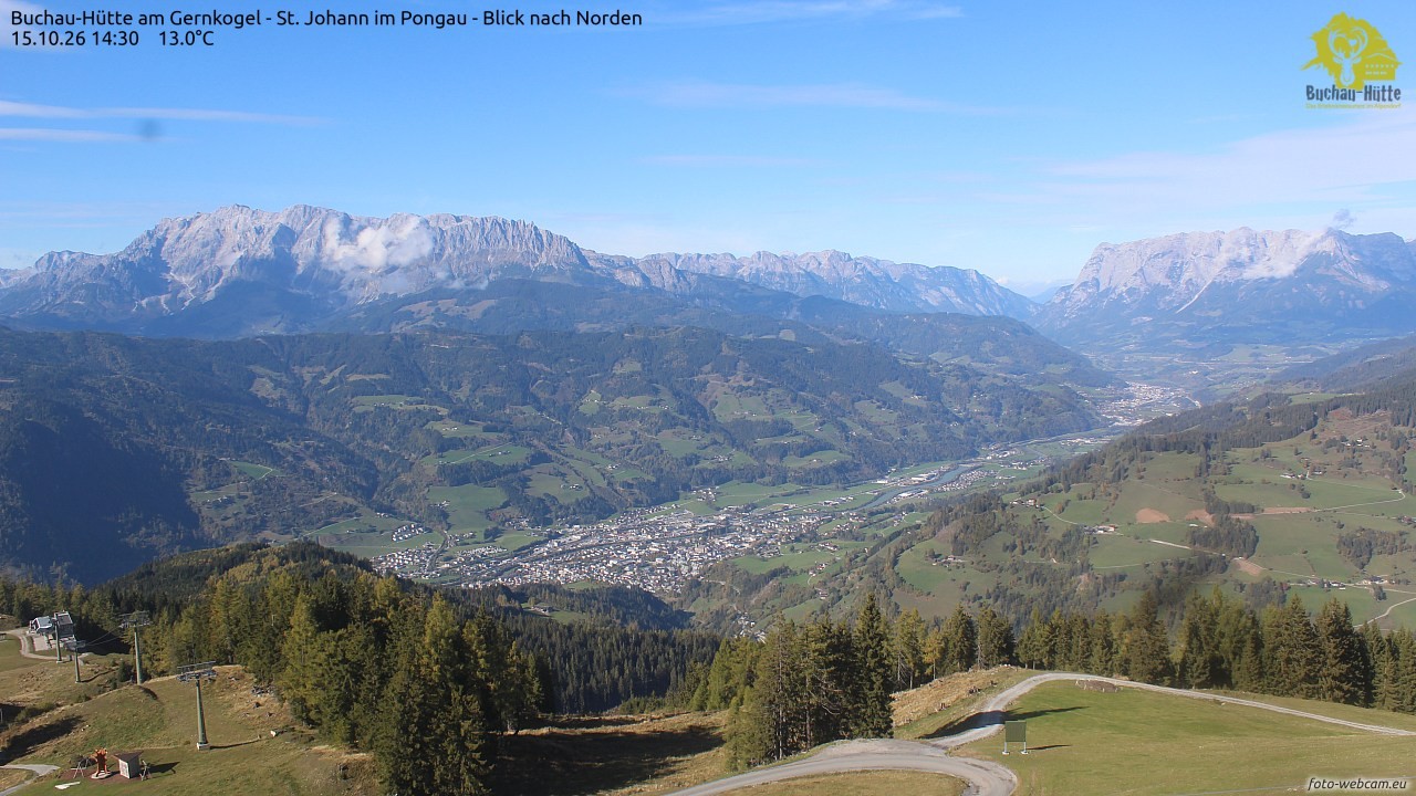 Archiv Foto Webcam Buchau-Hütte am Gernkogel - St. Johann