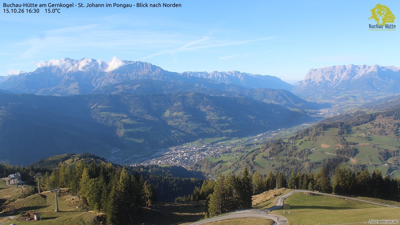 Archiv Foto Webcam Buchau-Hütte am Gernkogel - St. Johann