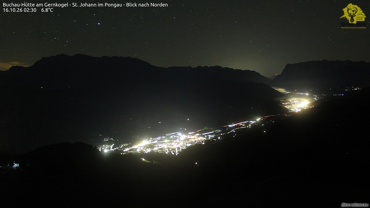 Archiv Foto Webcam Buchau-Hütte am Gernkogel - St. Johann
