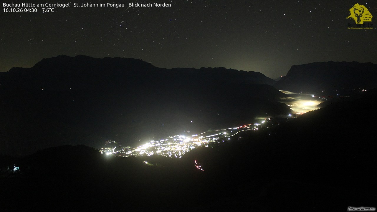 Archiv Foto Webcam Buchau-Hütte am Gernkogel - St. Johann