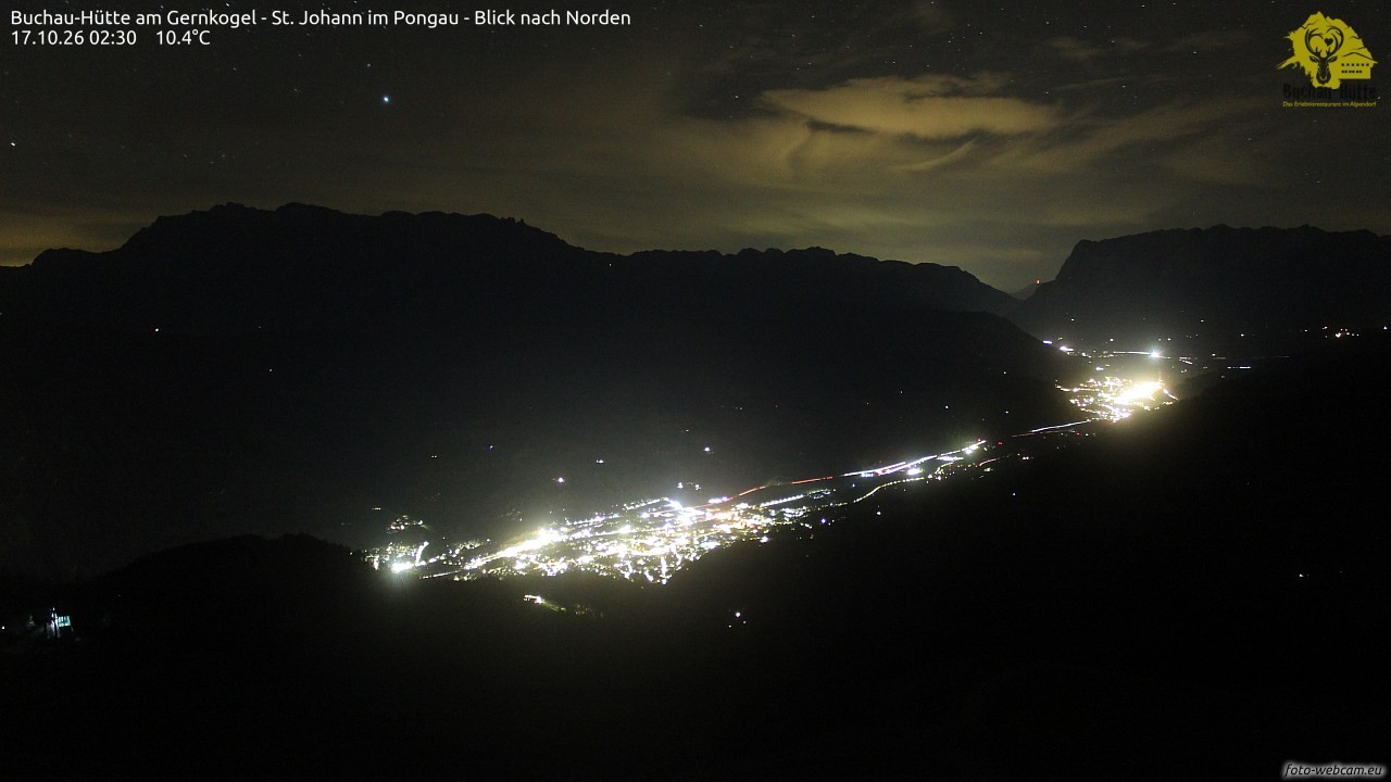 Archiv Foto Webcam Buchau-Hütte am Gernkogel - St. Johann