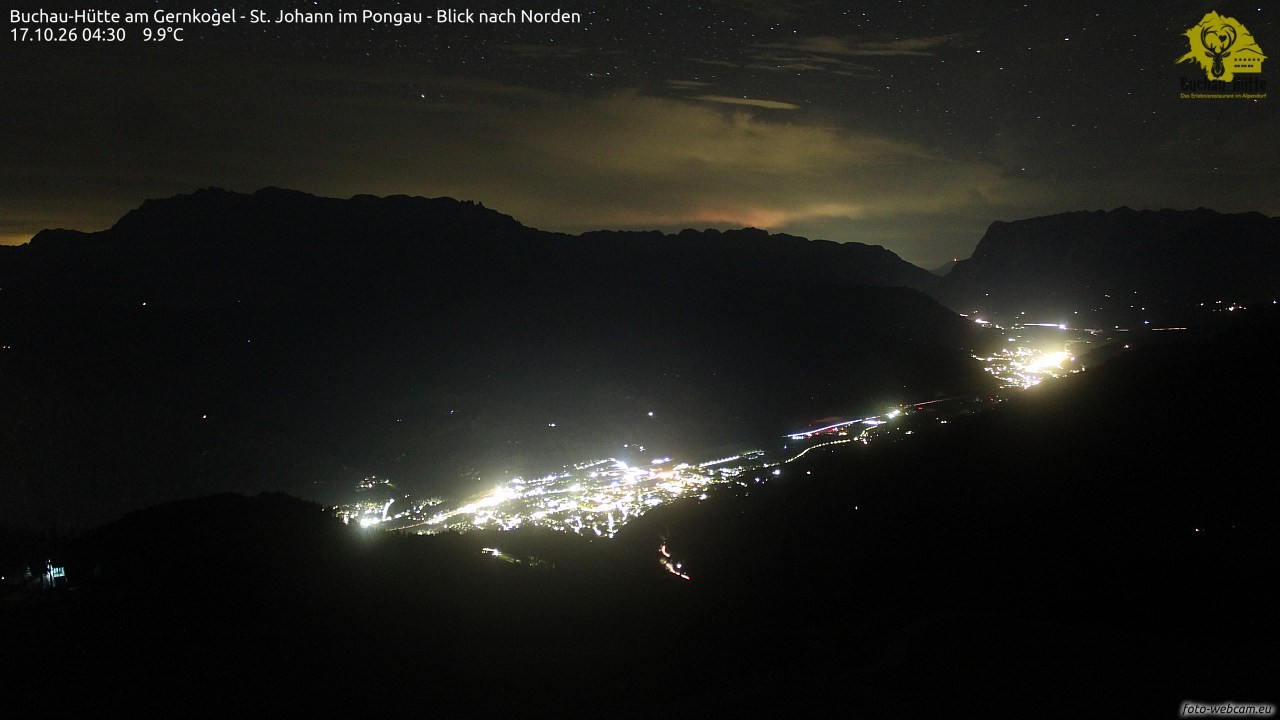 Archiv Foto Webcam Buchau-Hütte am Gernkogel - St. Johann